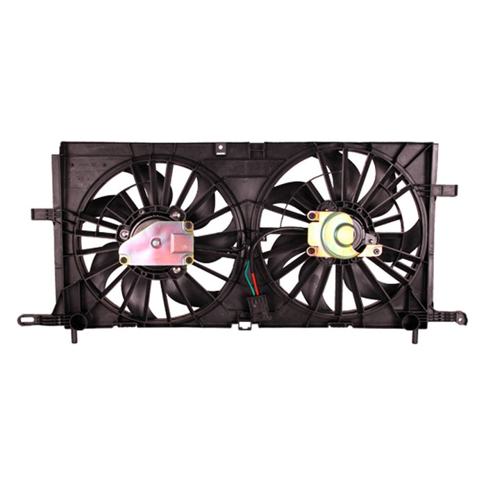 2005-2006 Chevrolet Uplander Engine Cooling Fan Assembly W/Rear A/C Motor/Blade/Shroud Assembly 3.5L V6 - GM3115194-Partify-Painted-Replacement-Body-Parts