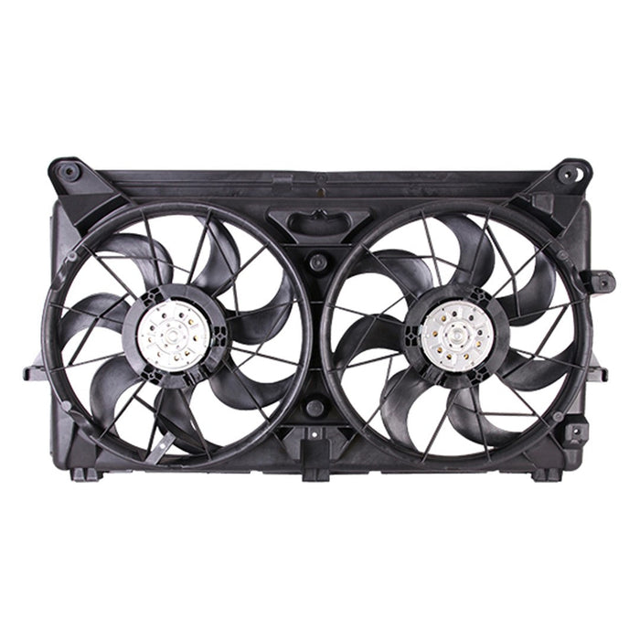 2007-2008 Chevrolet Avalanche/Tahoe/GMC Sierra 1500 Engine Cooling Fan Assembly Motor/Blade/Shroud 4.8L V8/5.3L V8/6.2L V8/6L V8 - GM3115211-Partify-Painted-Replacement-Body-Parts