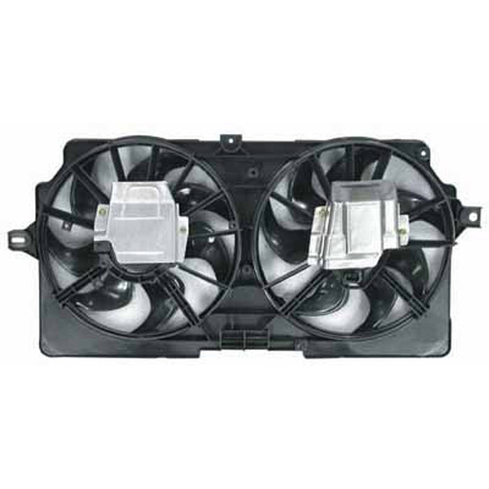 1999 Chevrolet Lumina/Monte Carlo Engine Cooling Fan Assembly Heavy Duty Cooling Dual Fan Assembly Motor/Blade/Shroud 3.1L V6 - GM3115220-Partify-Painted-Replacement-Body-Parts