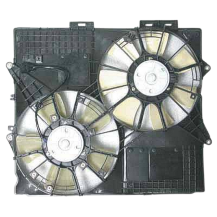 2004-2008 Cadillac SRX/STS Engine Cooling Fan Assembly W/O Towing Pkg Dual Fan Assembly 3.6L V6/4.6L V8 - GM3115224-Partify-Painted-Replacement-Body-Parts