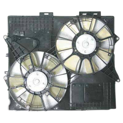2004-2008 Cadillac SRX/STS Engine Cooling Fan Assembly W/O Towing Pkg Dual Fan Assembly 3.6L V6/4.6L V8 - GM3115224-Partify-Painted-Replacement-Body-Parts
