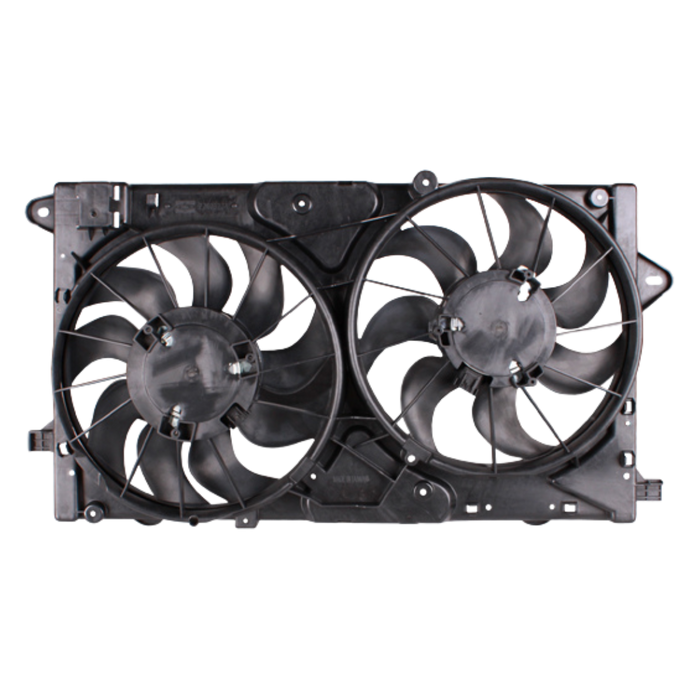2010 Buick Allure/LaCrosse Engine Cooling Fan Assembly Motor/Blade/Shroud Dual Fan Assembly 2.4L L4/3.6L V6/3L V6 - GM3115237-Partify-Painted-Replacement-Body-Parts