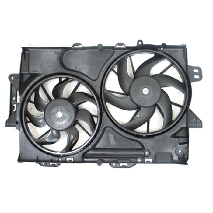 2010-2012 Chevrolet Equinox/GMC Terrain Engine Cooling Fan Assembly Motor/Blade/Shroud Dual Fan Assembly 3L V6 - GM3115240-Partify-Painted-Replacement-Body-Parts