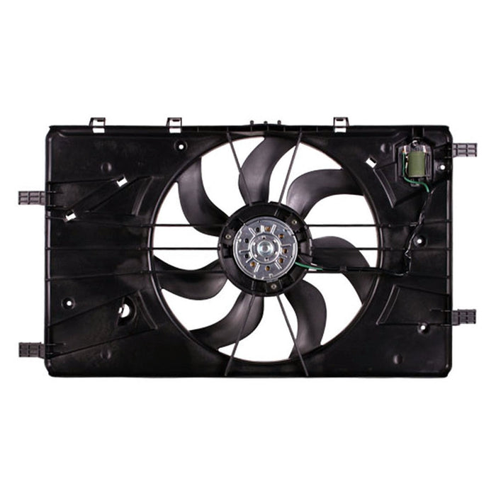 2011-2017 Buick Verano/Chevrolet Cruze Engine Cooling Fan Assembly Motor/Blade/Shroud Assembly 1.4L L4/2.4L L4 - GM3115243-Partify-Painted-Replacement-Body-Parts