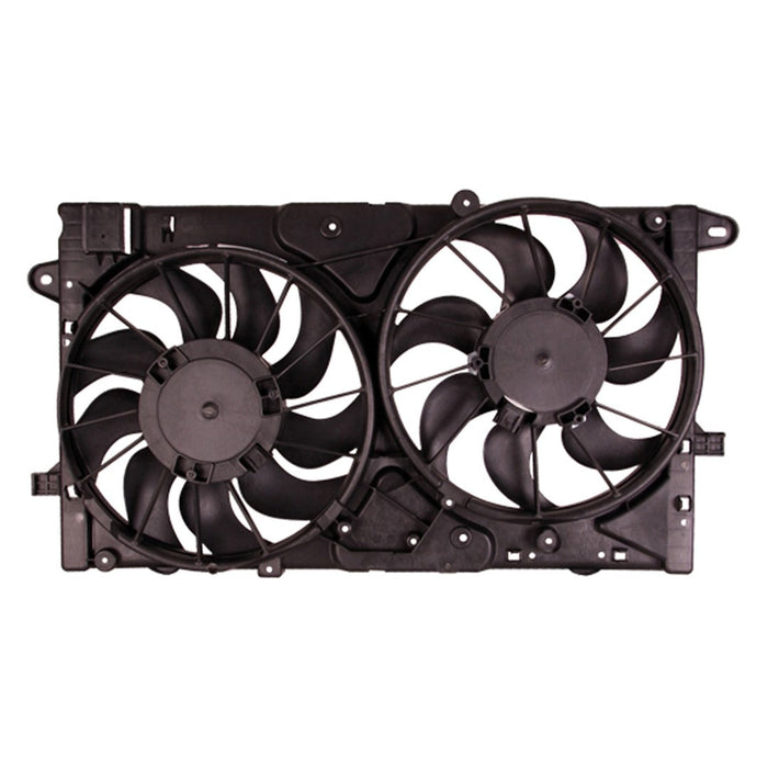 2013-2019 Chevrolet Impala/Malibu/Malibu Limited LS/LT/LTZ Engine Cooling Fan Assembly Motor/Blade/Shroud Assembly 2.5L L4 - GM3115249-Partify-Painted-Replacement-Body-Parts