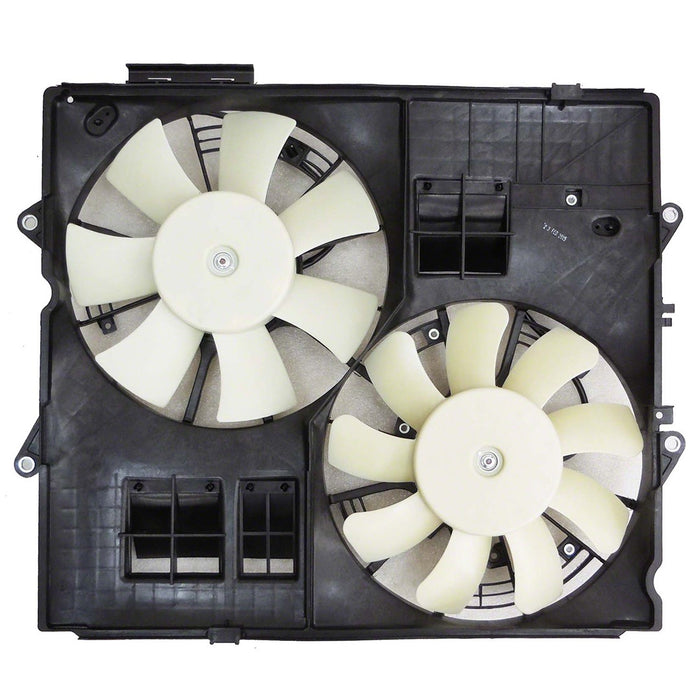 2011-2015 Cadillac CTS V Engine Cooling Fan Assembly Motor/Blade/Shroud Dual Fan Assembly Coupe/Sedan/Wagon - GM3115262-Partify-Painted-Replacement-Body-Parts
