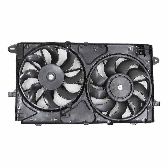 2013-2019 Buick Regal GS/Chevrolet Impala/Malibu/Malibu Limited LT/LTZ Engine Cooling Fan Assembly Motor/Blade/Shroud Dual Fan Assy 2.5L L4/2L L4 Turbocharged - GM3115277-Partify-Painted-Replacement-Body-Parts