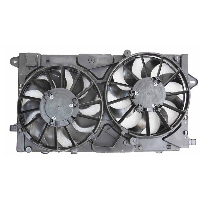 2013-2019 Cadillac XTS Base Engine Cooling Fan Assembly Motor/Blade/Shroud Dual Fan Assy - GM3115281-Partify-Painted-Replacement-Body-Parts