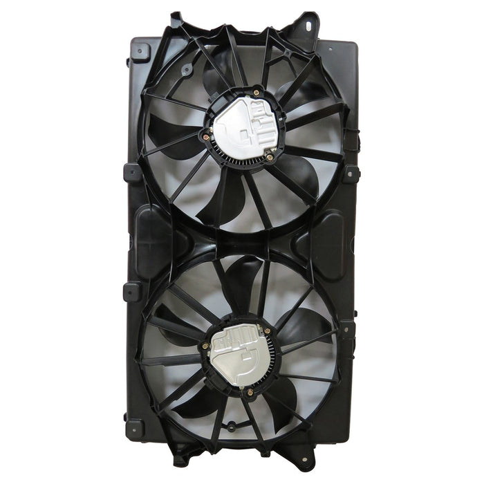 2019-2022 Cadillac Escalade/Escalade ESV/Chevrolet Silverado 1500/Silverado 1500 LTD/Suburban/Tahoe/GMC Sierra 1500/Sierra 1500 Limited/Yukon/Yukon XL Engine Cooling Fan Assembly Std Duty Cooling Motor/Blade/Shroud Dual Fan Assy 4.3L V6/5.3L V8/6.2L V8 - GM3115316-Partify-Painted-Replacement-Body-Parts