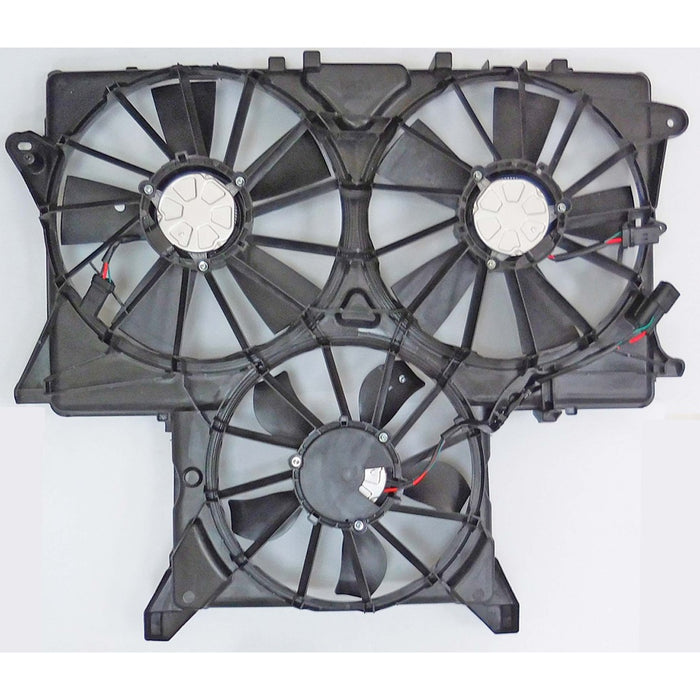 2019-2022 Chevrolet Silverado 1500/1500 LTD/GMC Sierra 1500/Sierra 1500 Limited Engine Cooling Fan Assembly Motor/Blade/Shroud Assy 2.7L L4 - GM3115332-Partify-Painted-Replacement-Body-Parts