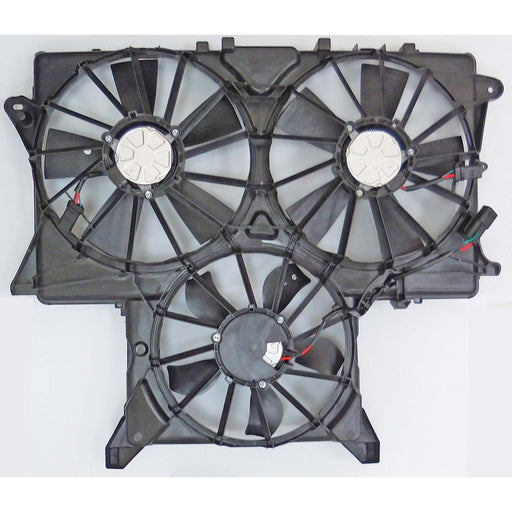 2019-2022 Chevrolet Silverado 1500/1500 LTD/GMC Sierra 1500/Sierra 1500 Limited Engine Cooling Fan Assembly Motor/Blade/Shroud Assy 2.7L L4 - GM3115332-Partify-Painted-Replacement-Body-Parts