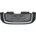 2002-2005 GMC Envoy Grille Chrome Black With Washer Hole - GM1200504-Partify-Painted-Replacement-Body-Parts