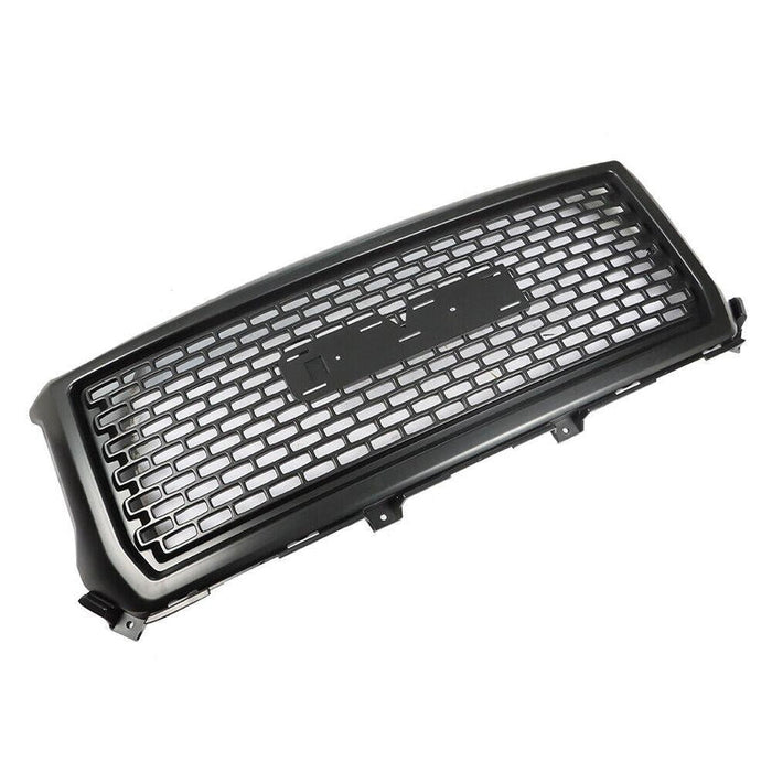 2014-2015 GMC Pickup GMC Sierra 1500 Grille Chrome Frame Black Bars Base/Sle/Slt - GM1200687-Partify-Painted-Replacement-Body-Parts