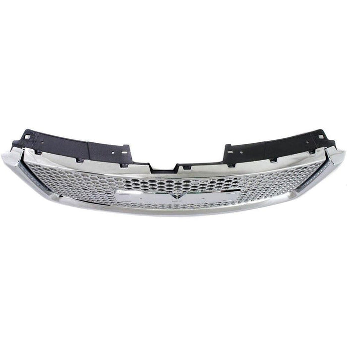 2007-2013 GMC Pickup GMC Sierra Denali Grille Chrome Black Denali - GM1200631-Partify-Painted-Replacement-Body-Parts