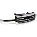 2003-2007 GMC Pickup GMC Sierra Denali Grille Chrome Black - GM1200475-Partify-Painted-Replacement-Body-Parts