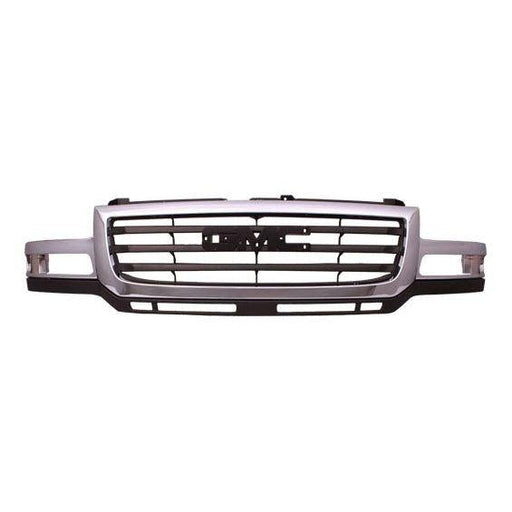 2003-2007 GMC Pickup GMC Sierra Grille Chrome Black 2500/3500 - GM1200568-Partify-Painted-Replacement-Body-Parts