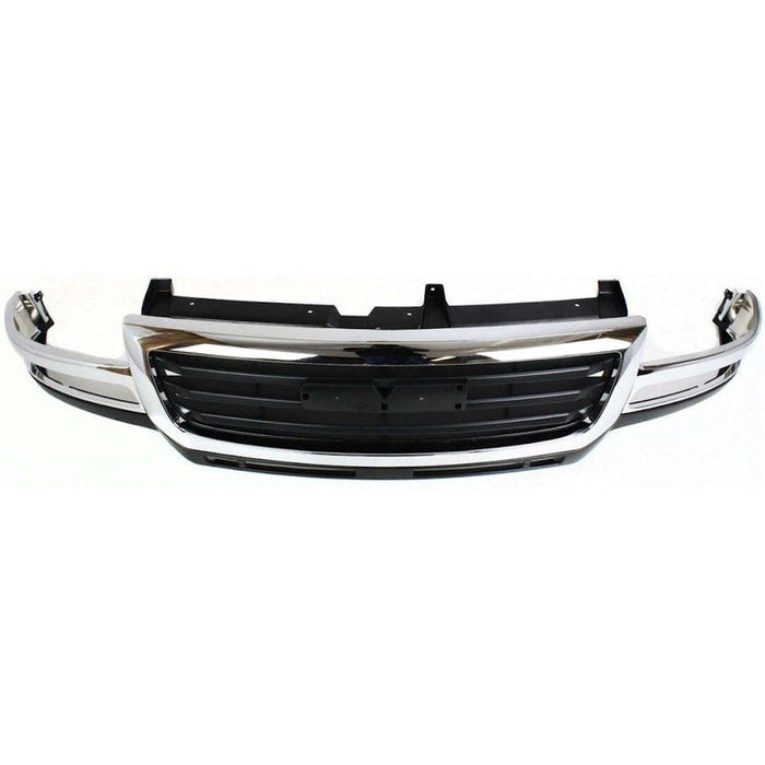 2003-2007 GMC Pickup GMC Sierra Grille Chrome Black 2500/3500 - GM1200568-Partify-Painted-Replacement-Body-Parts