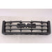 2007-2013 GMC Pickup GMC Sierra Hybrid Grille Matte Black 3 Horizontal Black Bars With Black Frame Exclude Denali - GM1200583-Partify-Painted-Replacement-Body-Parts