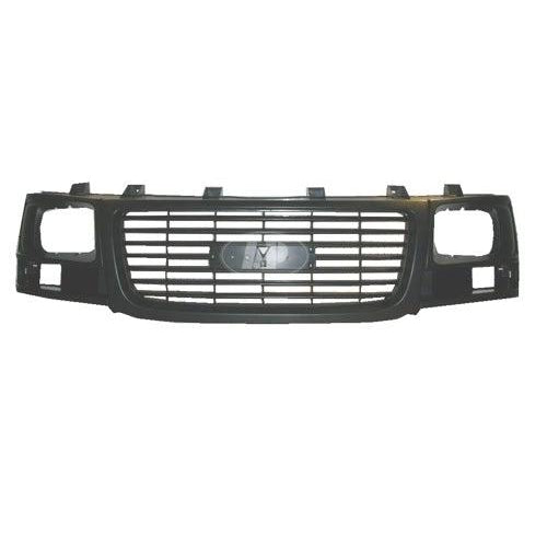 2003-2017 GMC Van GMC Savana Grille Sealed Beam Black - GM1200531-Partify-Painted-Replacement-Body-Parts