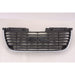 2007-2014 GMC Yukon Grille Without Denali Package Matte Black With Chrome Frame - GM1200576-Partify-Painted-Replacement-Body-Parts