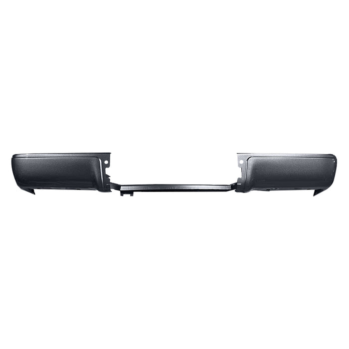 2009-2014 Ford F-150 Rear Bumper Assembly Without Sensor Holes & Without Tow Hitch Included - FO1103161-Partify-Painted-Replacement-Body-Parts