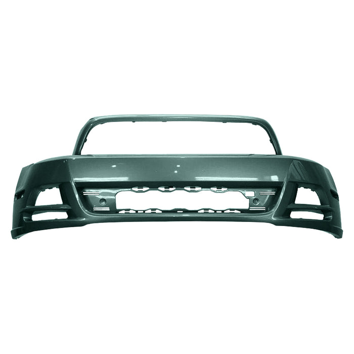 2013-2014 Ford Mustang Non Shelby GT500 Front Bumper - FO1000670-Partify-Painted-Replacement-Body-Parts