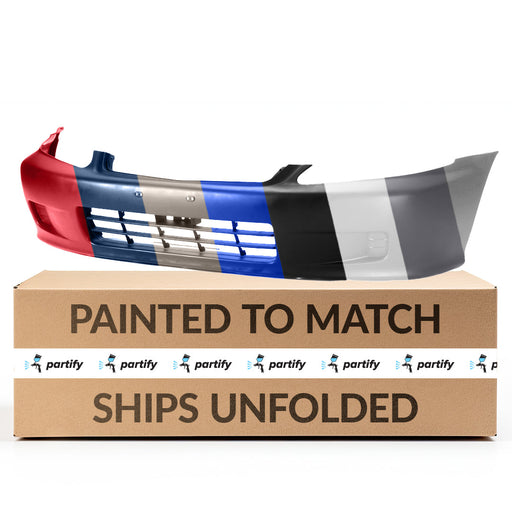 1999-2000 Honda Civic Front Bumper 2 Door/4 Door Coupe/Hatchback/Sedan - HO1000191-Partify-Painted-Replacement-Body-Parts