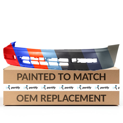 1996-1997 Honda Accord Front Bumper Matte 4 Cyl 2.2L - HO1000199-Partify-Painted-Replacement-Body-Parts