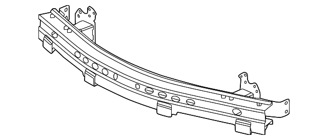 Honda Passport Front Bumper Reinforcement - HO1006210