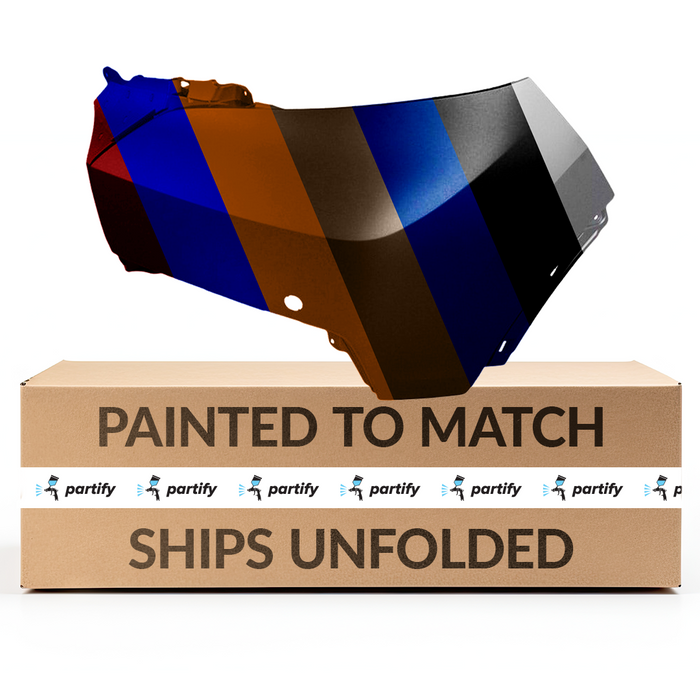 2019-2021 Honda Passport Driver Side CAPA Certified Front Bumper End With Sensor Hole - HO1016101C-Partify-Painted-Replacement-Body-Parts