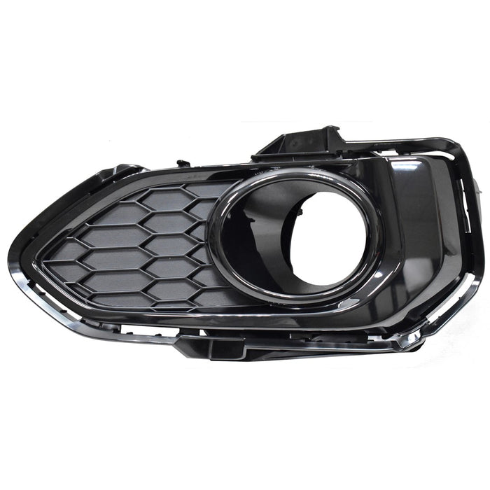 2018-2020 Honda Fit EX/EX-L/Sport Front Driver Side Bumper Insert Fog Lamp Bezel W/Fog Lamps - HO1038152-Partify-Painted-Replacement-Body-Parts