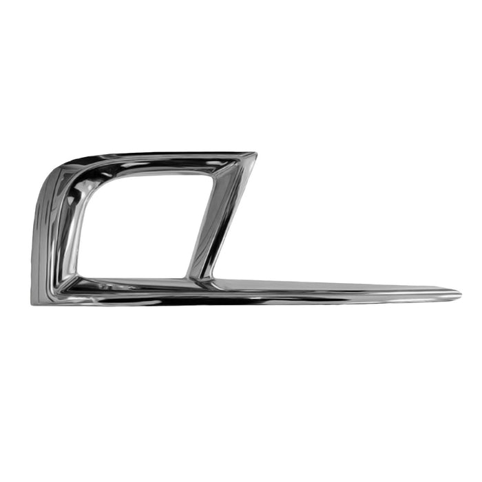 2018-2020 Honda Odyssey Front Passenger Side Bumper Insert Fog Lamp Bezel W/Fog Lamps Chrome - HO1039163-Partify-Painted-Replacement-Body-Parts