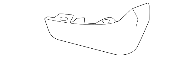Honda Passport Lower Deflector Front Bumper Molding - HO1046121