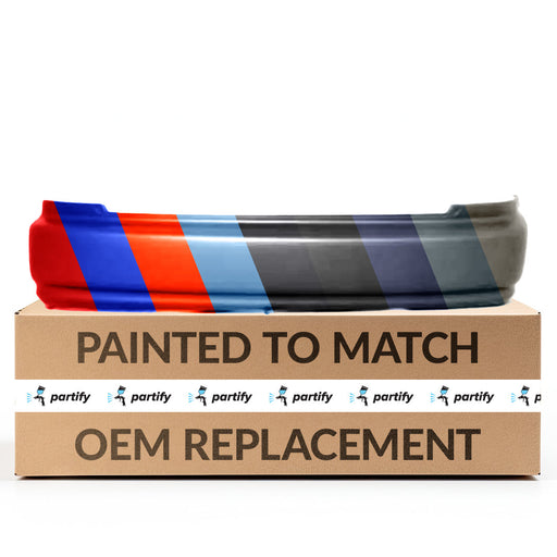 1996-2000 Honda Civic CAPA Certified Rear Bumper 2 Door Hatchback - HO1100179C-Partify-Painted-Replacement-Body-Parts