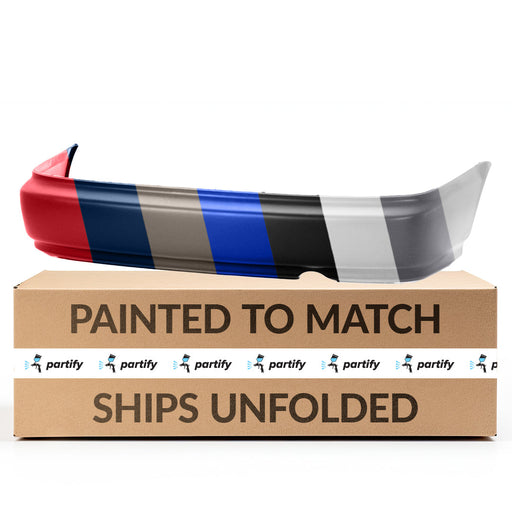 1996-1998 Honda Civic CAPA Certified Rear Bumper Coupe/Sedan - HO1100187C-Partify-Painted-Replacement-Body-Parts