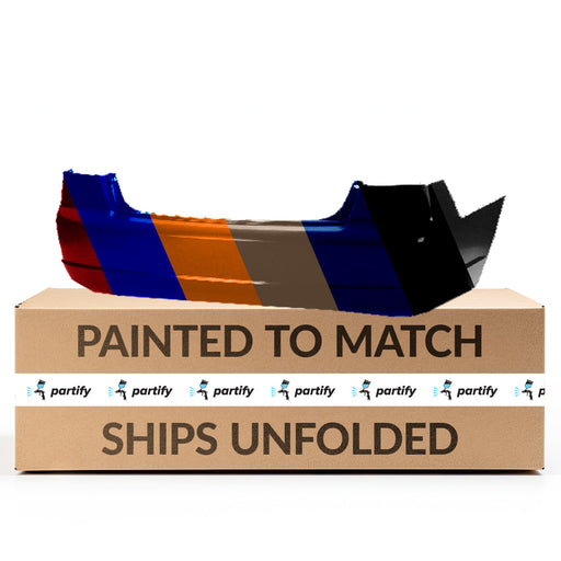 2001-2003 Honda Civic CAPA Certified Rear Bumper 4 Door Sedan - HO1100202C-Partify-Painted-Replacement-Body-Parts