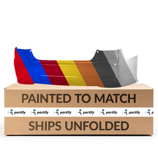 2004-2005 Honda Civic Hybrid CAPA Certified Rear Bumper 4 Door Sedan - HO1100230C-Partify-Painted-Replacement-Body-Parts