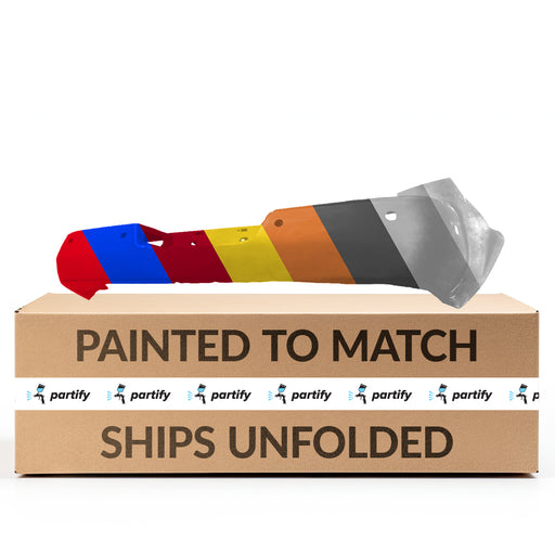 2006-2008 Honda Ridgeline Rear Bumper W/Parking Sensors W/O Chrome - HO1100251-Partify-Painted-Replacement-Body-Parts