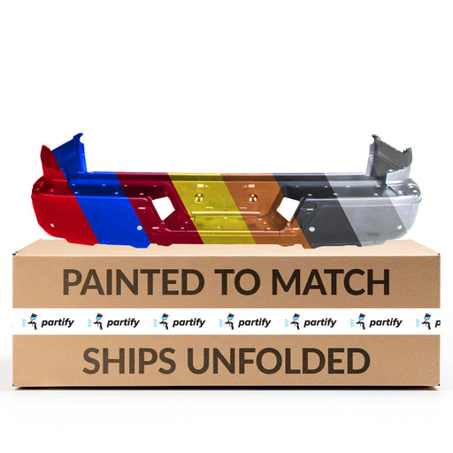 2009-2014 Honda Ridgeline CAPA Certified Rear Bumper W/Sensor Holes W/Spoiler Holes - HO1100260C-Partify-Painted-Replacement-Body-Parts