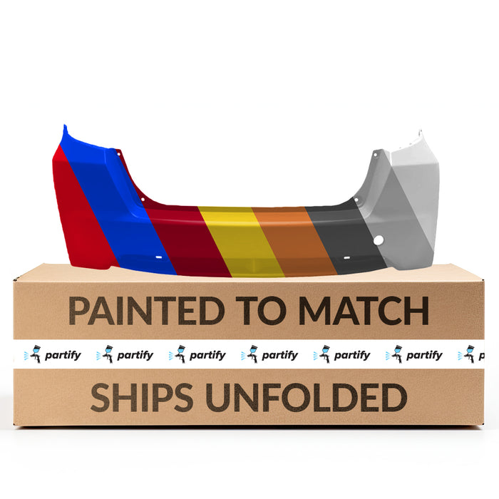 2013-2014 Honda Fit EV CAPA Certified Rear Bumper - HO1100286C-Partify-Painted-Replacement-Body-Parts