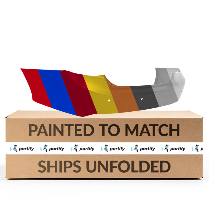 2016 Honda Accord Touring CAPA Certified Rear Bumper Single Exh W/Park Assist Canada Market 2.4L L4 Sedan - HO1100292C-Partify-Painted-Replacement-Body-Parts