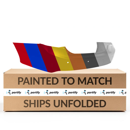 2016 Honda Accord Touring CAPA Certified Rear Bumper Single Exh W/Park Assist Canada Market 2.4L L4 Sedan - HO1100292C-Partify-Painted-Replacement-Body-Parts