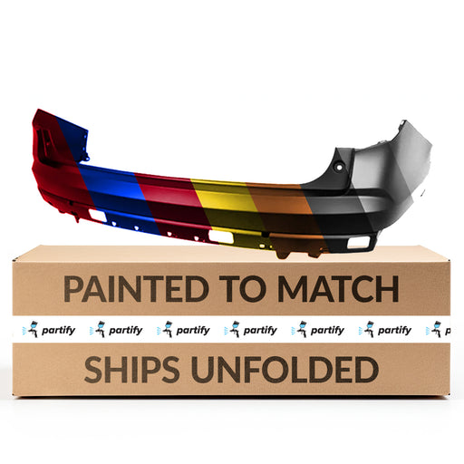 2016-2018 Honda Pilot Rear Bumper - HO1114104-Partify-Painted-Replacement-Body-Parts