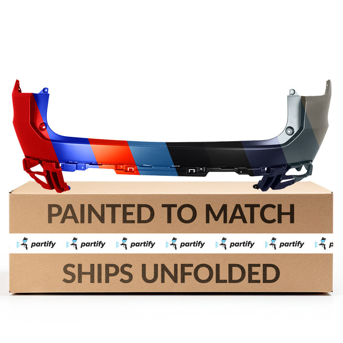 2023 Honda Pilot CAPA Certified Rear Upper Bumper - HO1114107C-Partify-Painted-Replacement-Body-Parts