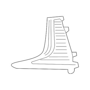 Rear Passenger Side Bumper Insert image