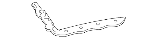 Honda Odyssey Upper Front Bumper Support - HO1142126