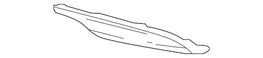 Honda Civic SI/Sport Rear Bumper Molding Si Sedan - HO1147115