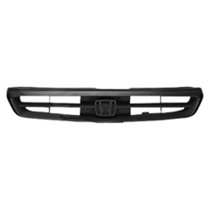 1999-2000 Honda Civic DX/EX/EX-R/EX-R SIR/HX Grille W/Bright Molding Attached Usa Assembly 2 Door Coupe/Hatchback - HO1200147-Partify-Painted-Replacement-Body-Parts