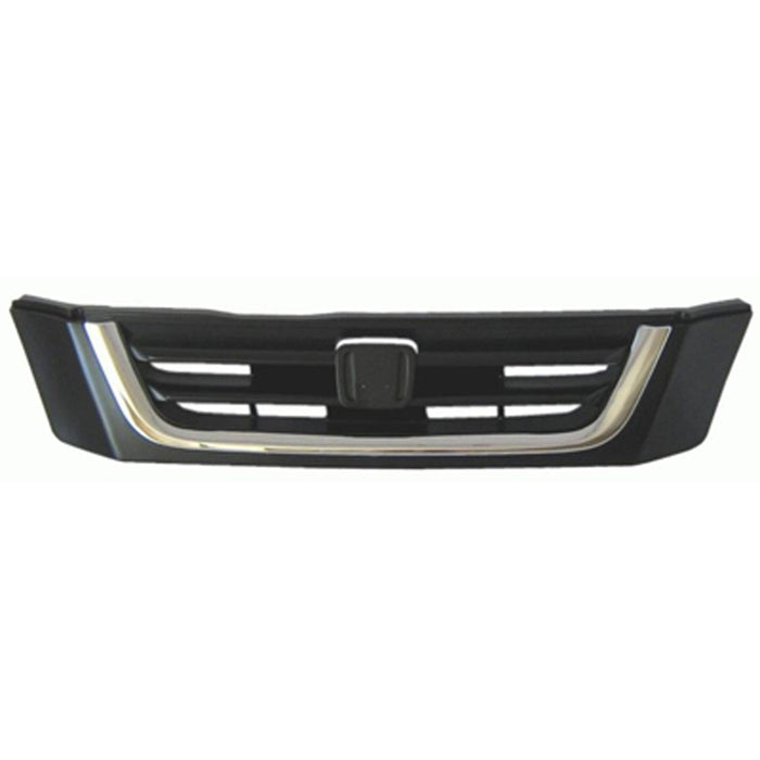 1997-2001 Honda CR-V Grille Matte W/Bright Molding Assembly - HO1200152-Partify-Painted-Replacement-Body-Parts