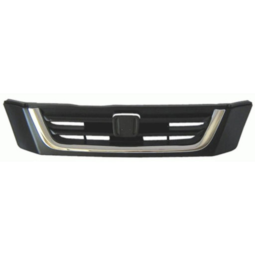 1997-2001 Honda CR-V Grille Matte W/Bright Molding Assembly - HO1200152-Partify-Painted-Replacement-Body-Parts